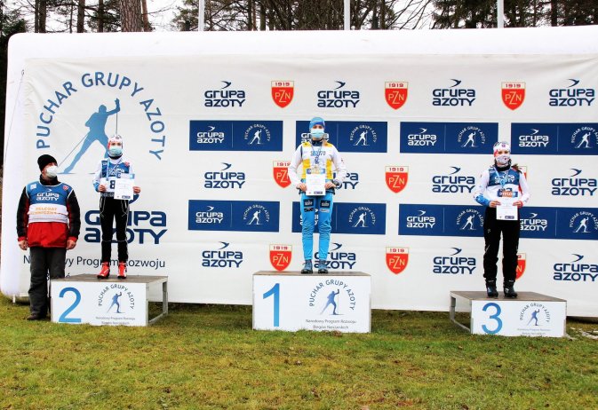 Najlepsze zawodniczki na podium